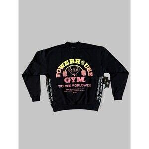 Darc Sport x Powerhouse Gym House Of NFGU Vintage Crewneck SHE Small NWT